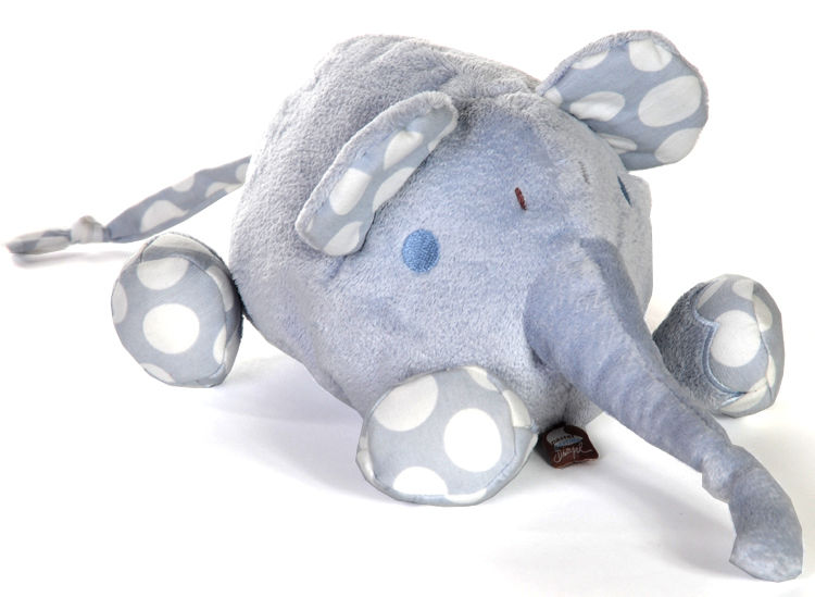  pastel et pastille bolli léléphant peluche bleu 20 cm 